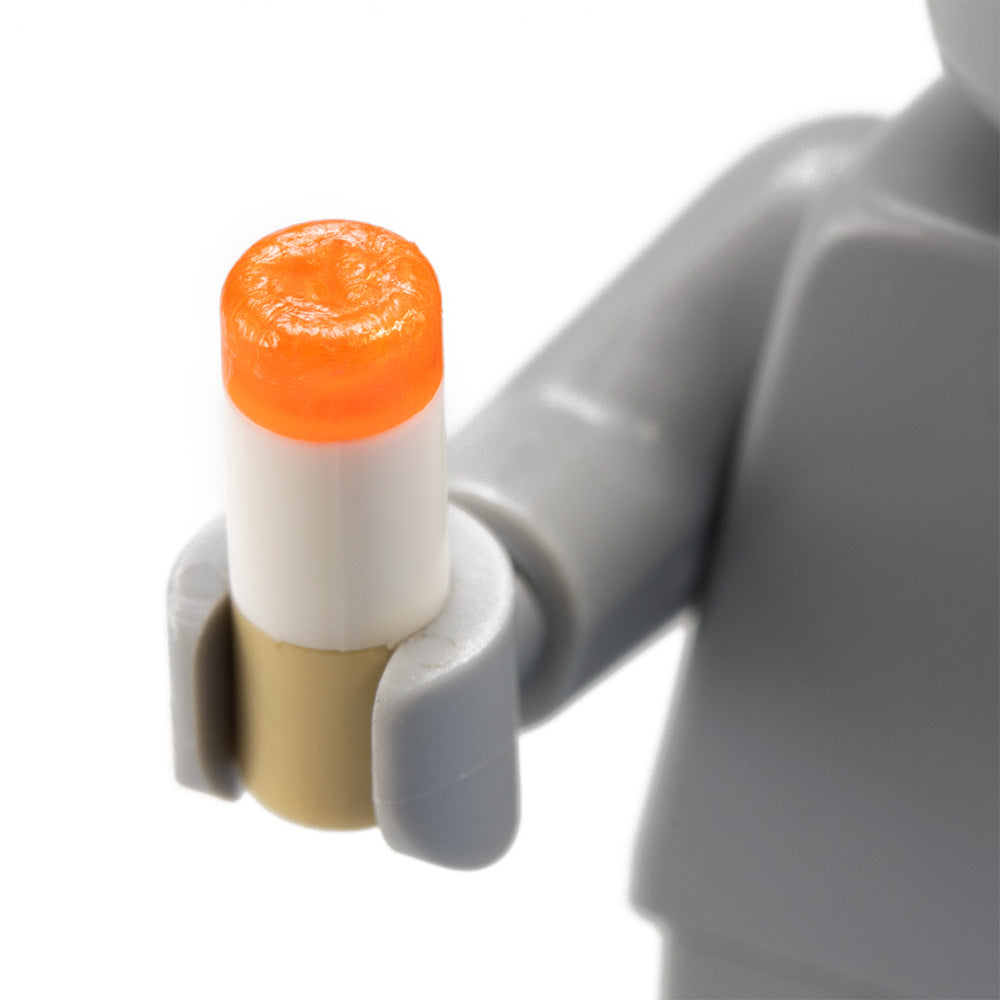 Custom Printed Lego - Cigarette (Tan Filter) - The Minifig Co.