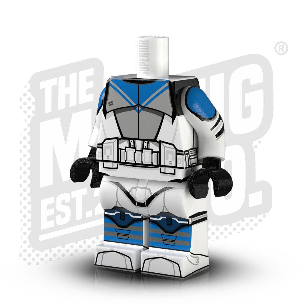 Custom Printed Lego - ARC Trooper Body (Fives) - The Minifig Co.