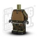 Custom Printed Lego - German Flecktarn Combat Shirt - The Minifig Co.