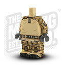 Custom Printed Lego - Combat Shirt Bodies (MARPAT Desert) - The Minifig Co.