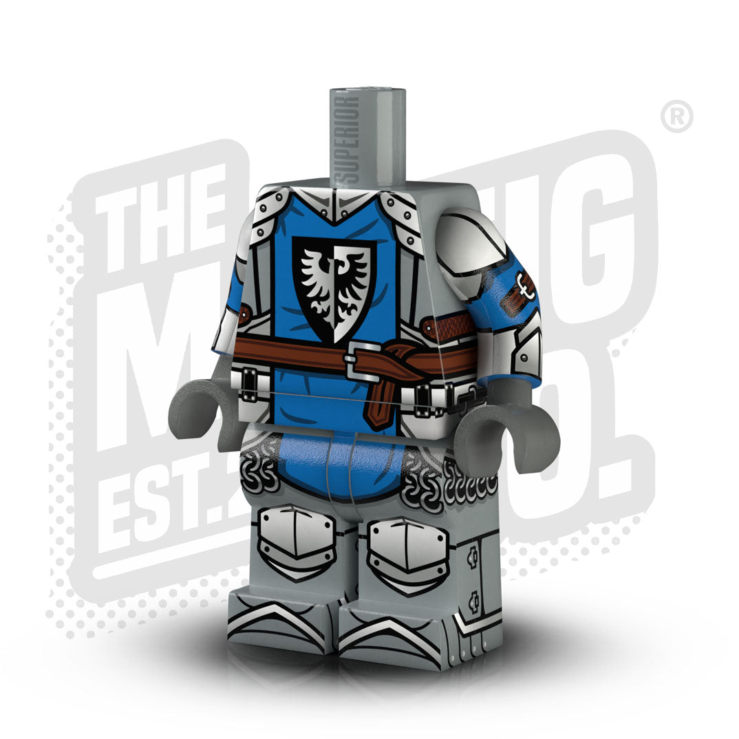 Custom Printed Lego - Castle Knight Body - Falcons - The Minifig Co.