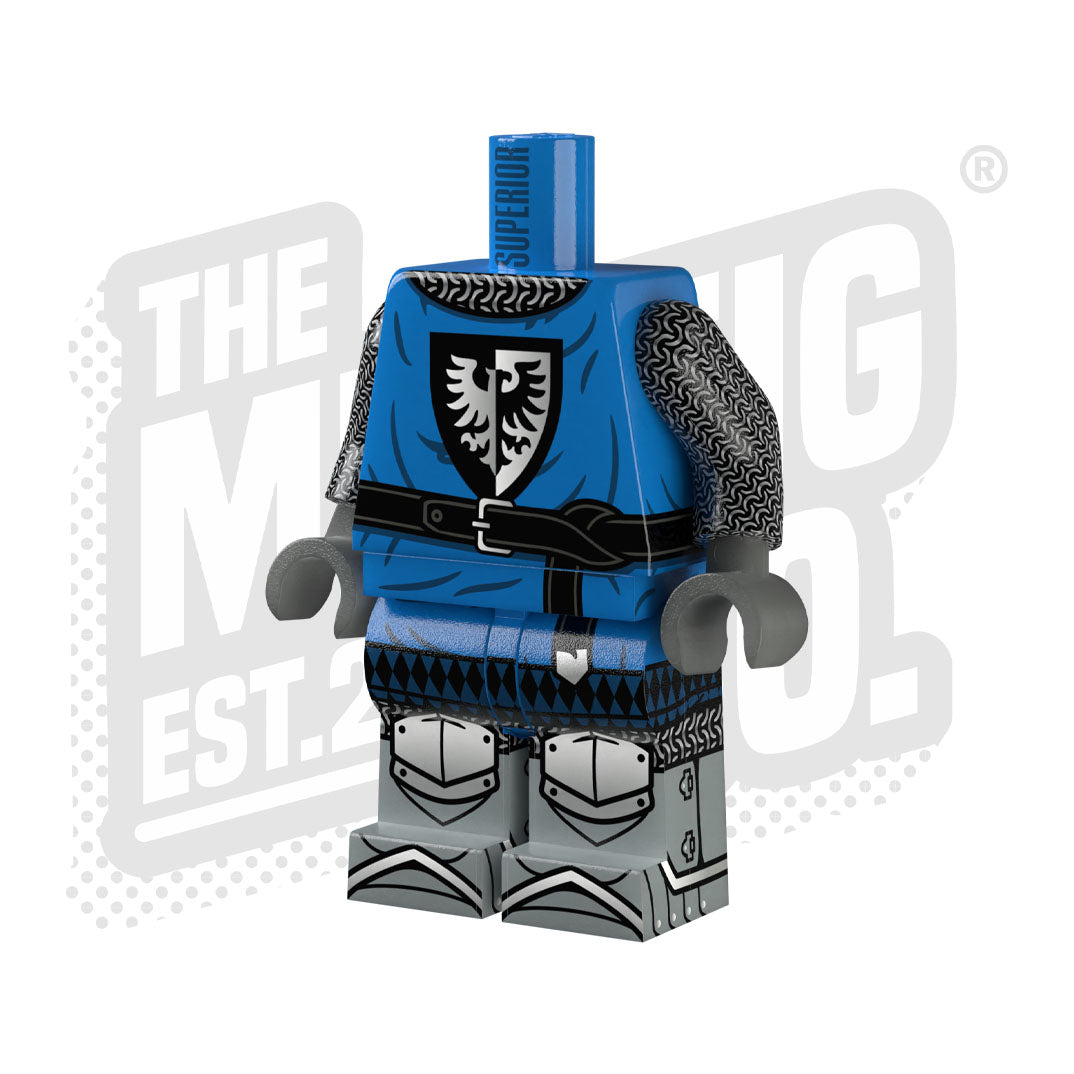 Custom Printed Lego - Castle Faction Body (Falcons) - The Minifig Co.
