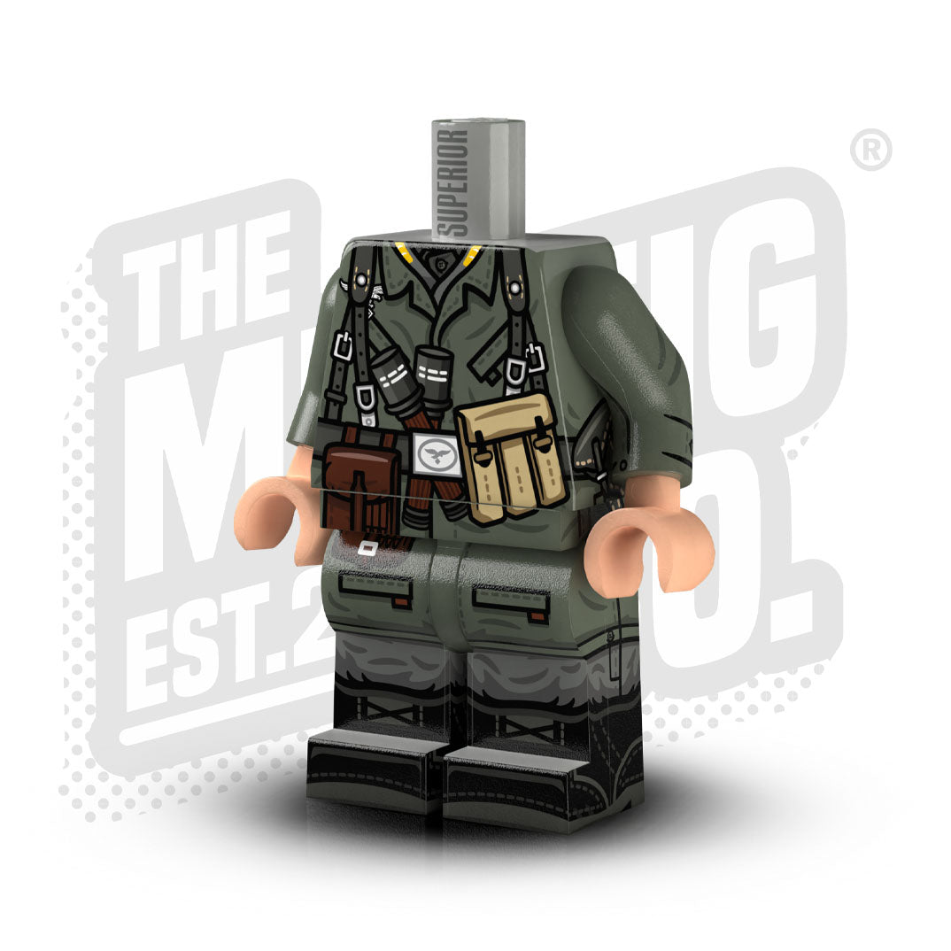 Custom Printed Lego - Green Devil Fallschirmjäger #01 - The Minifig Co.