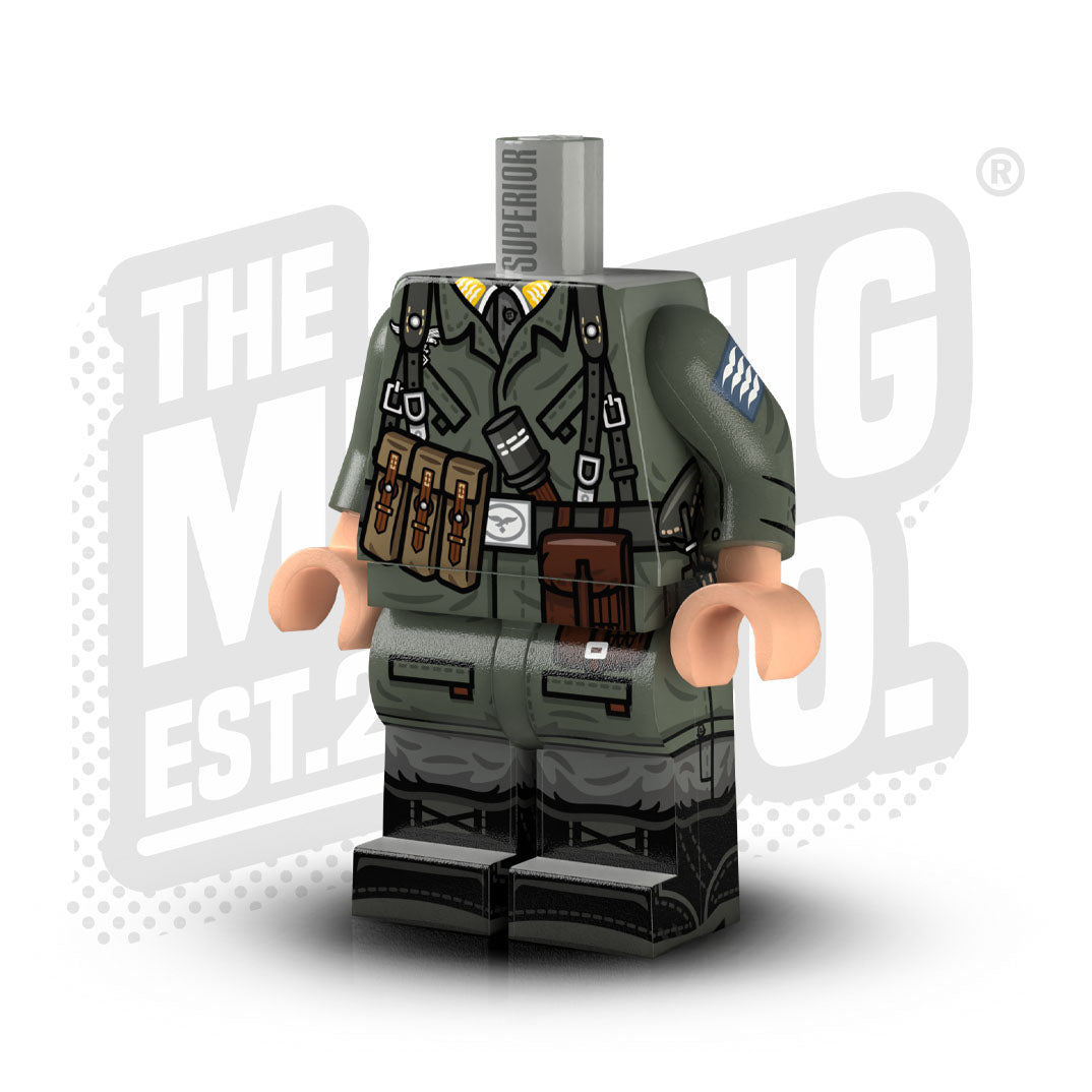 Custom Printed Lego - Green Devil Fallschirmjäger #03 - The Minifig Co.