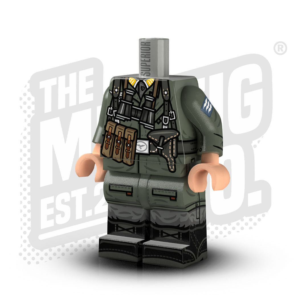 Custom Printed Lego - Green Devil Fallschirmjäger #09 - The Minifig Co.