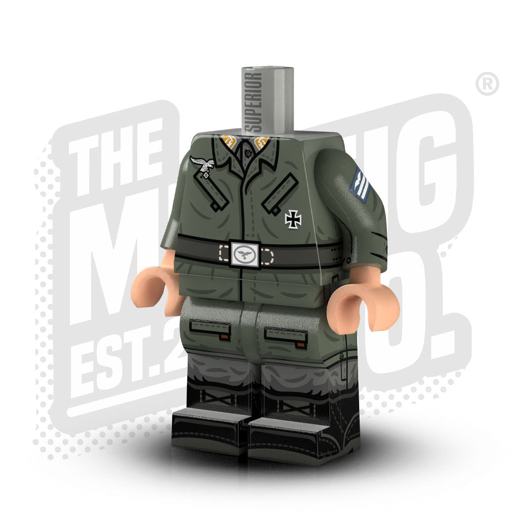 Custom Printed Lego - Green Devil Fallschirmjäger #11 - The Minifig Co.