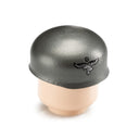 Custom Printed Lego - Fallschirmhelm Gunmetal (Emblem) - The Minifig Co.