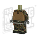 Custom Printed Lego - German Flecktarn Combat Shirt - The Minifig Co.