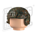 Custom Printed Lego - German Flecktarn Fast Helmets - The Minifig Co.