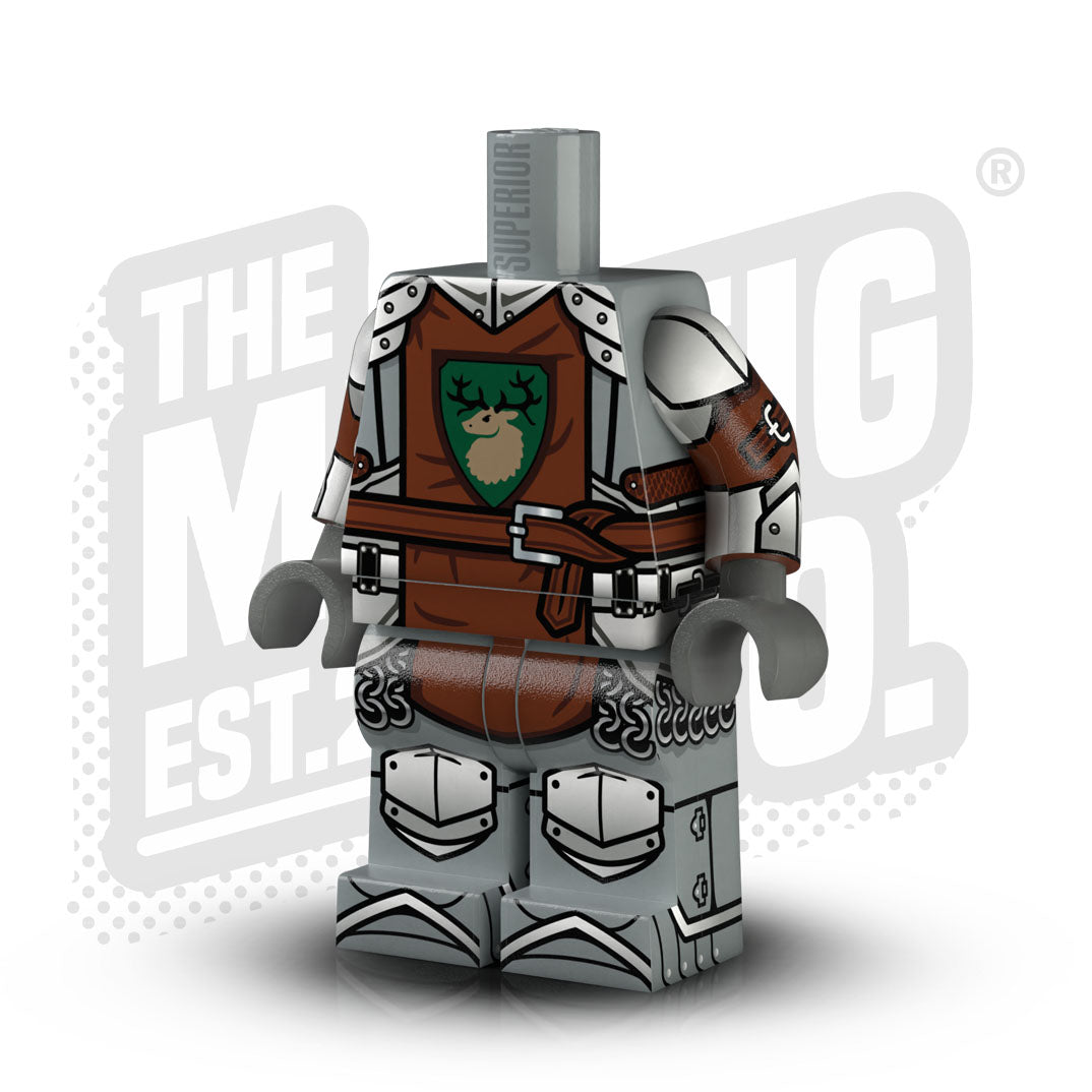 Custom Printed Lego - Castle Knight Body - Forestmen - The Minifig Co.