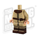 Custom Printed Lego - Castle Gambeson Body (Tan) - The Minifig Co.