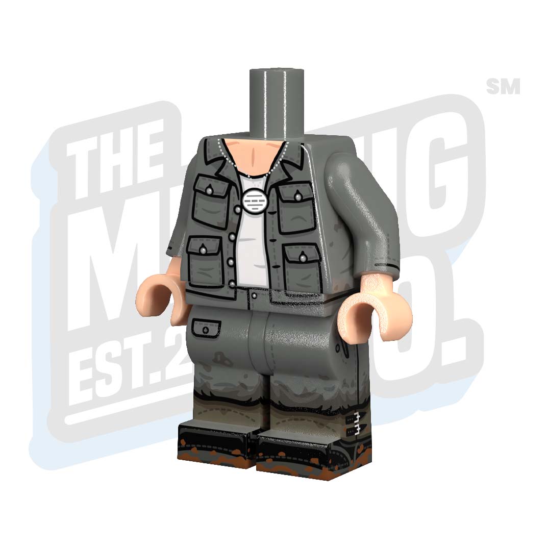 Custom Printed Lego - German Heer M43 Body (Crew) - The Minifig Co.