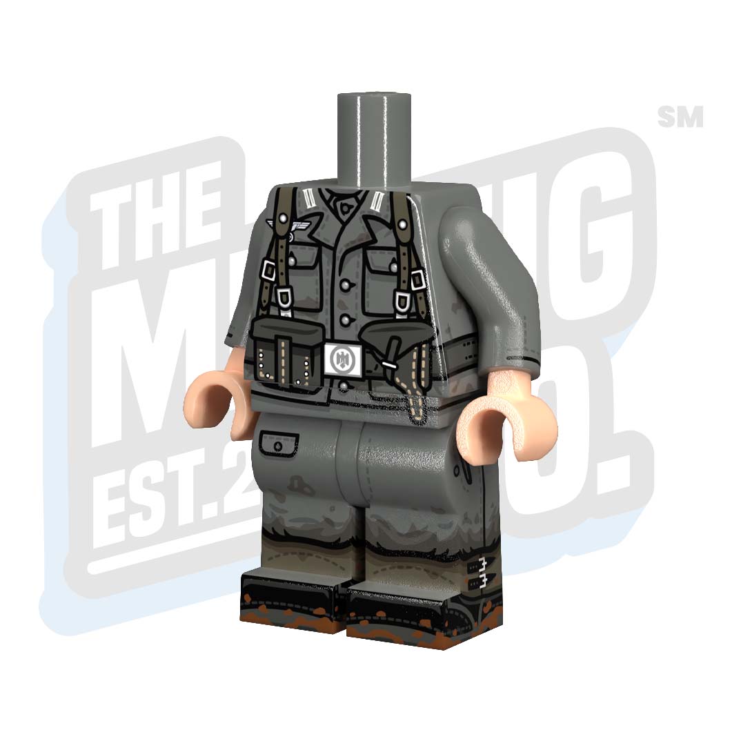 Custom Printed Lego - German Heer M43 Body (MG) - The Minifig Co.