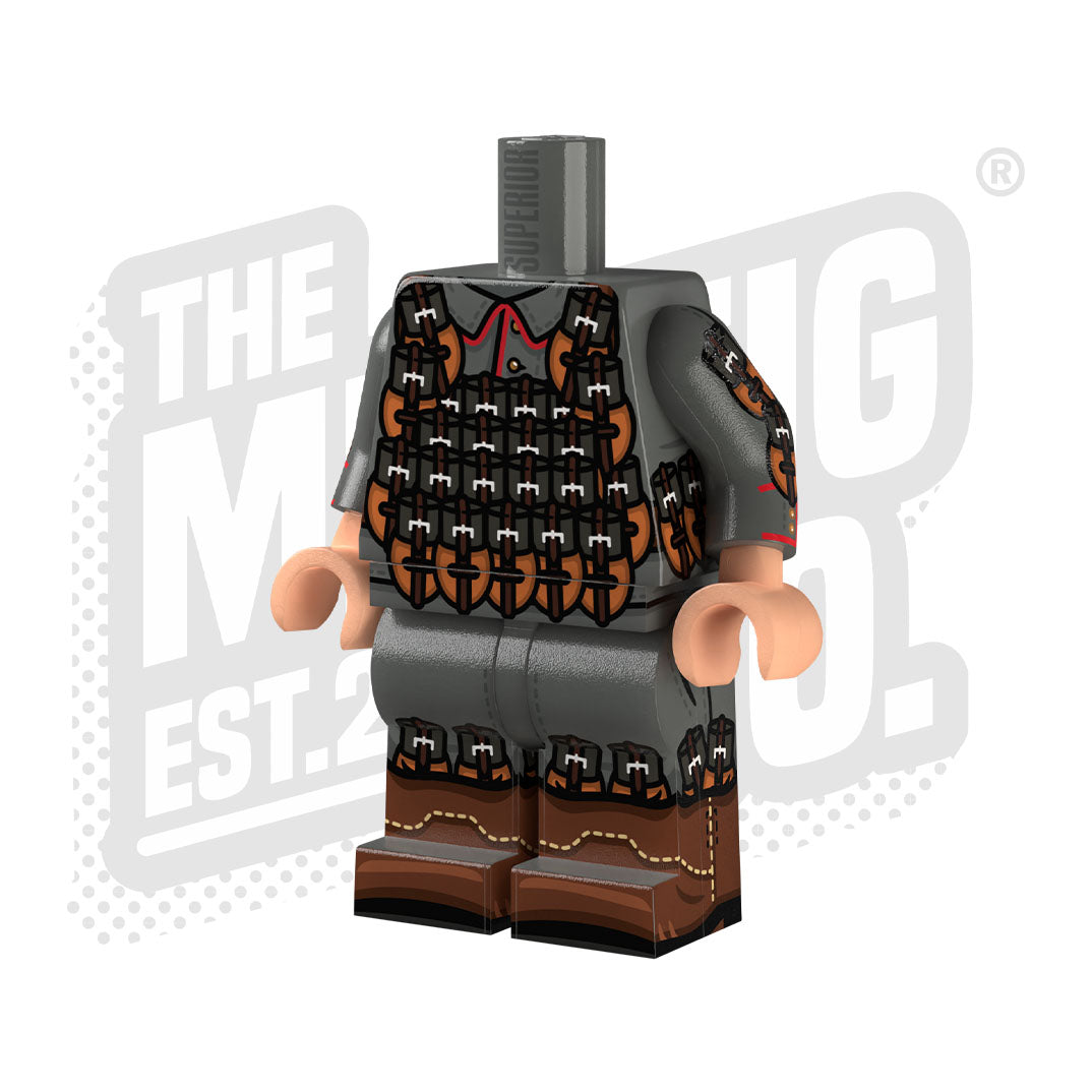 Custom Printed Lego - German WW1 Mega Grenade Trooper - The Minifig Co.