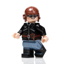 Custom Printed Lego - WWII German Pilot (Black/Sand Blue) - The Minifig Co.