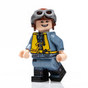 Custom Printed Lego - WWII German Pilot (Sand Blue) - The Minifig Co.