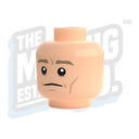 Custom Printed Lego - Blank Grin Face #01 - The Minifig Co.