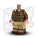 Custom Printed Lego - German Tropical Body - HG MP40/Pistol - The Minifig Co.
