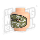Custom Printed Lego - KLM Mask - Wrap Head - The Minifig Co.