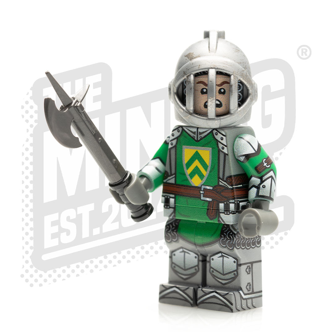 Custom Printed Lego - Castle Knight Minifig - Chevron - The Minifig Co.