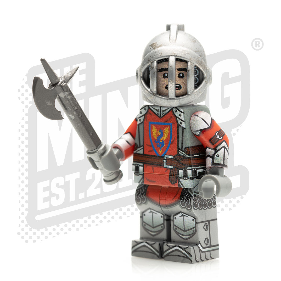 Custom Printed Lego - Castle Knight Minifig - Black Knights - The Minifig Co.