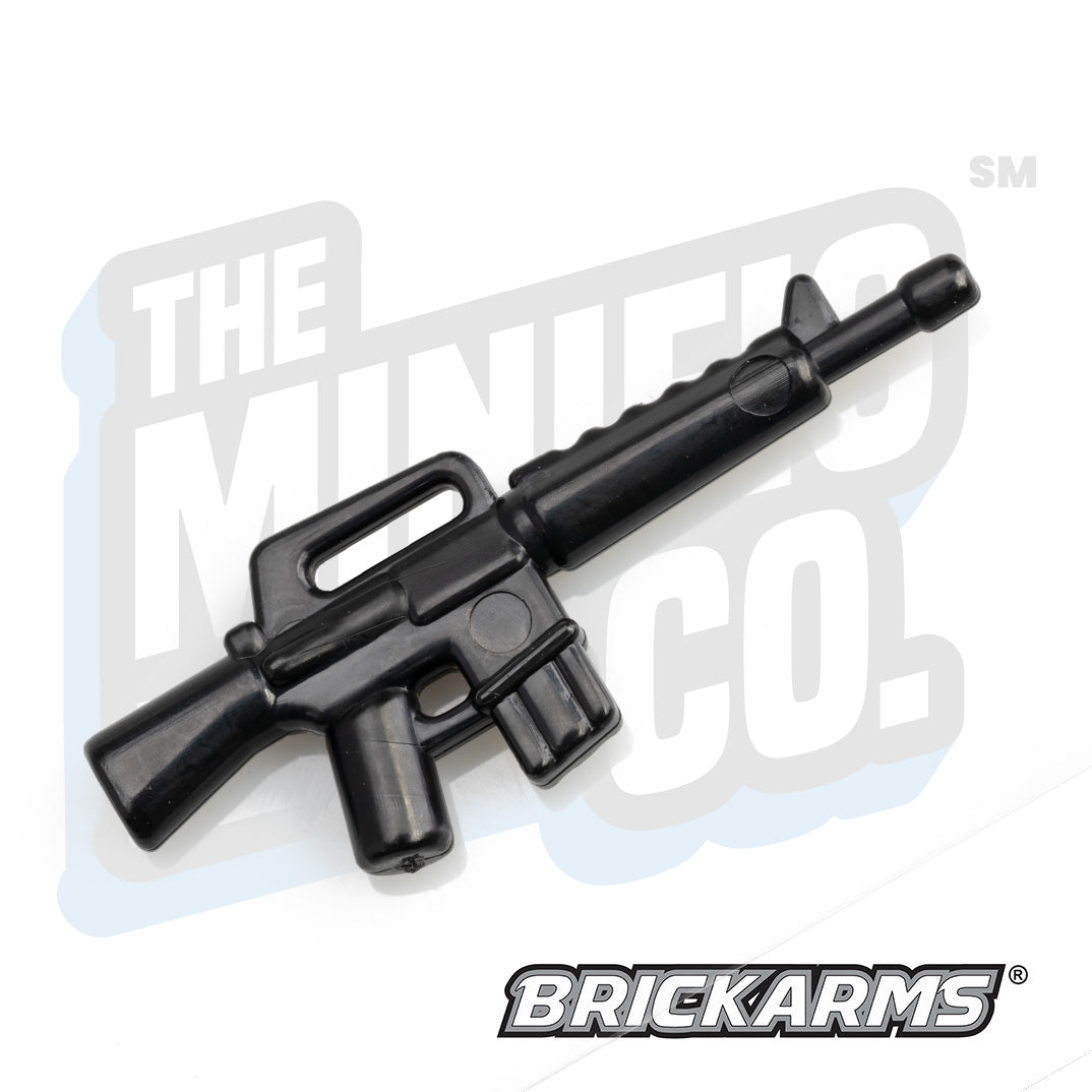Custom Printed Lego - M16 Rifle (Black) - The Minifig Co.
