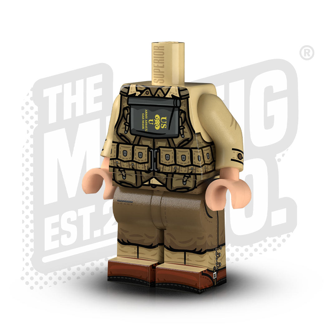 Custom Printed Lego - U.S. D-Day Assault Vest (M1) - The Minifig Co.