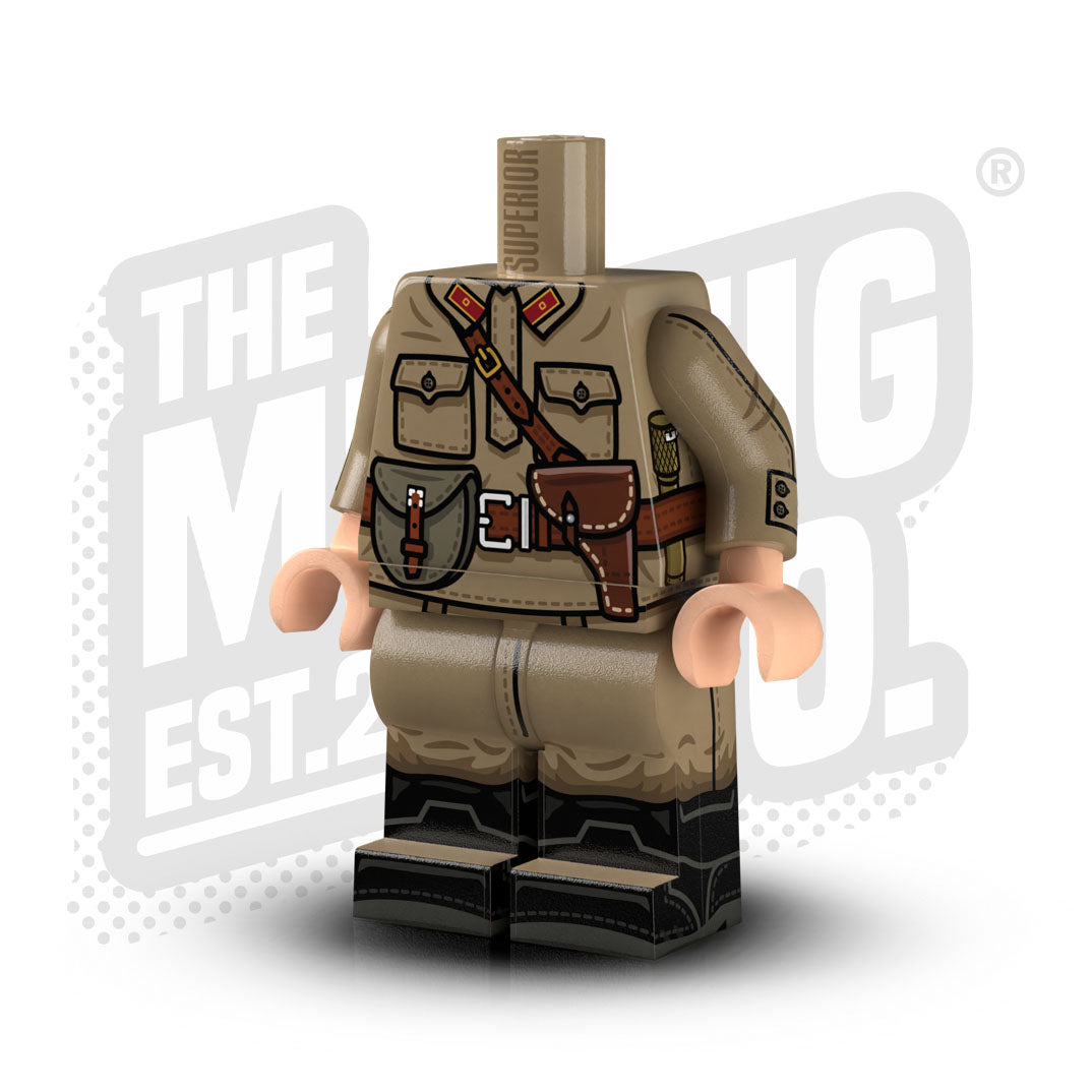 Custom Printed Lego - M35 Soviet Body #04 (Infantry Officer) - The Minifig Co.