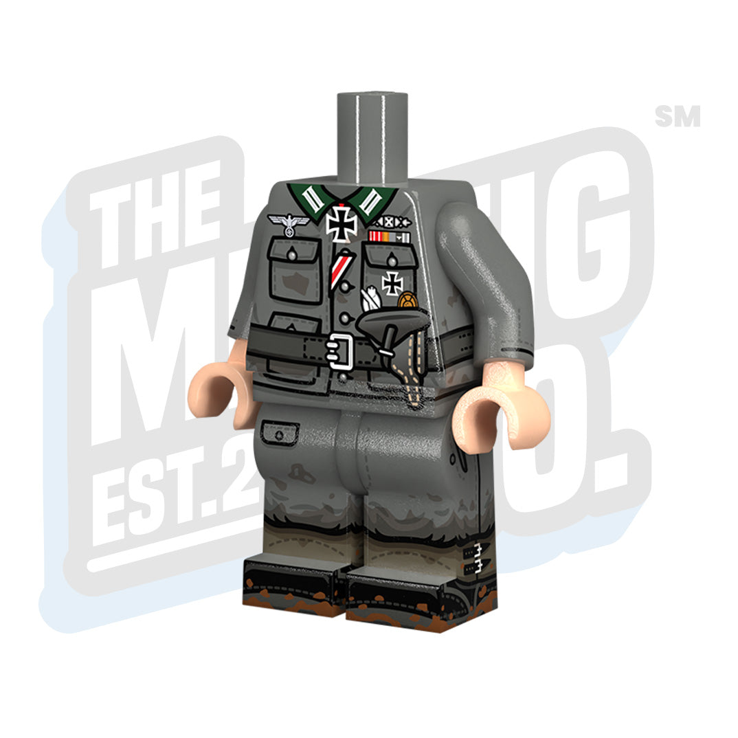 Custom Printed Lego - German Heer M43 Body (Hauptmann) - The Minifig Co.