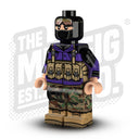 Custom Printed Lego - SOF Operator Minifig (Purple/Woodland) - The Minifig Co.