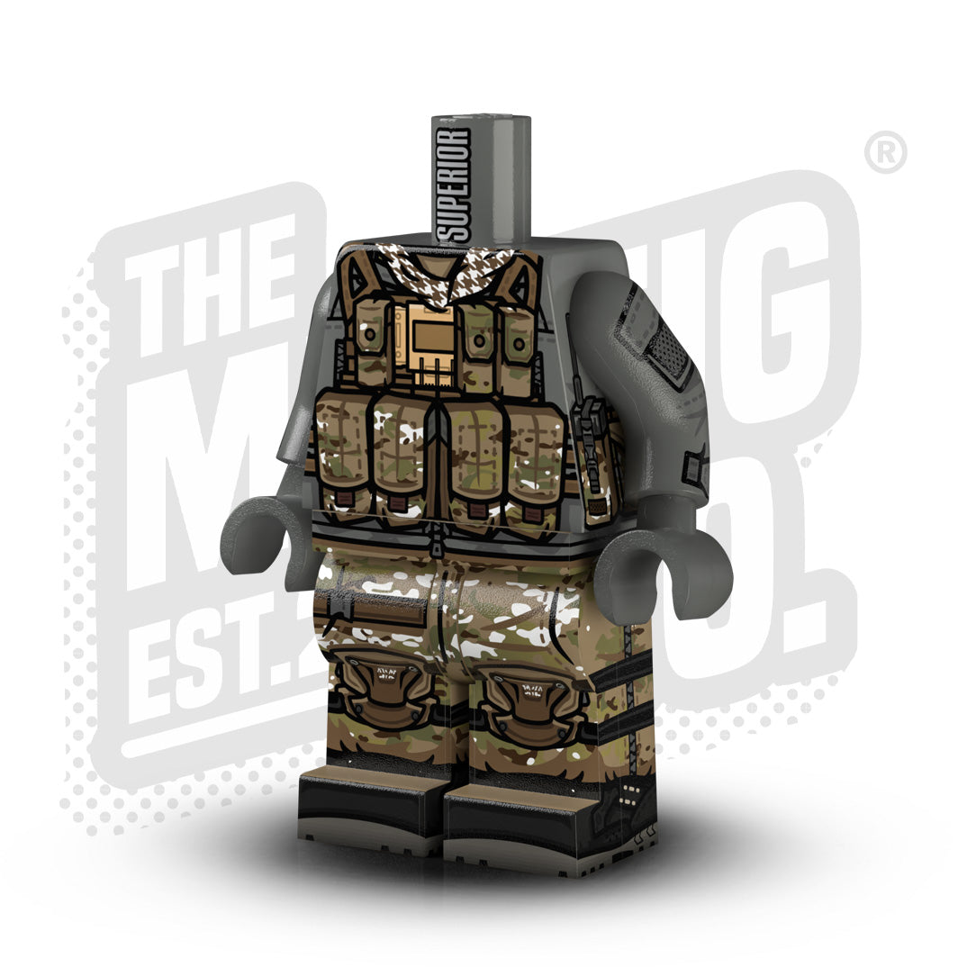 Modern Operator Body - Multicam #03 – The Minifig Co.