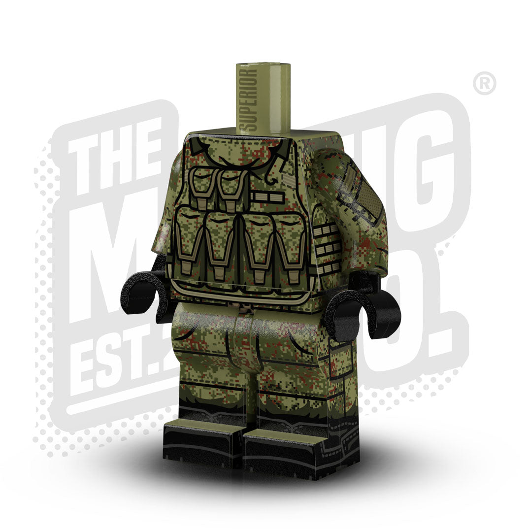 Custom Printed Lego - Modern Russian Rifleman Body #01 - The Minifig Co.