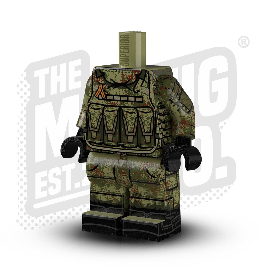 Custom Printed Lego - Modern Russian Rifleman Body #02 - The Minifig Co.