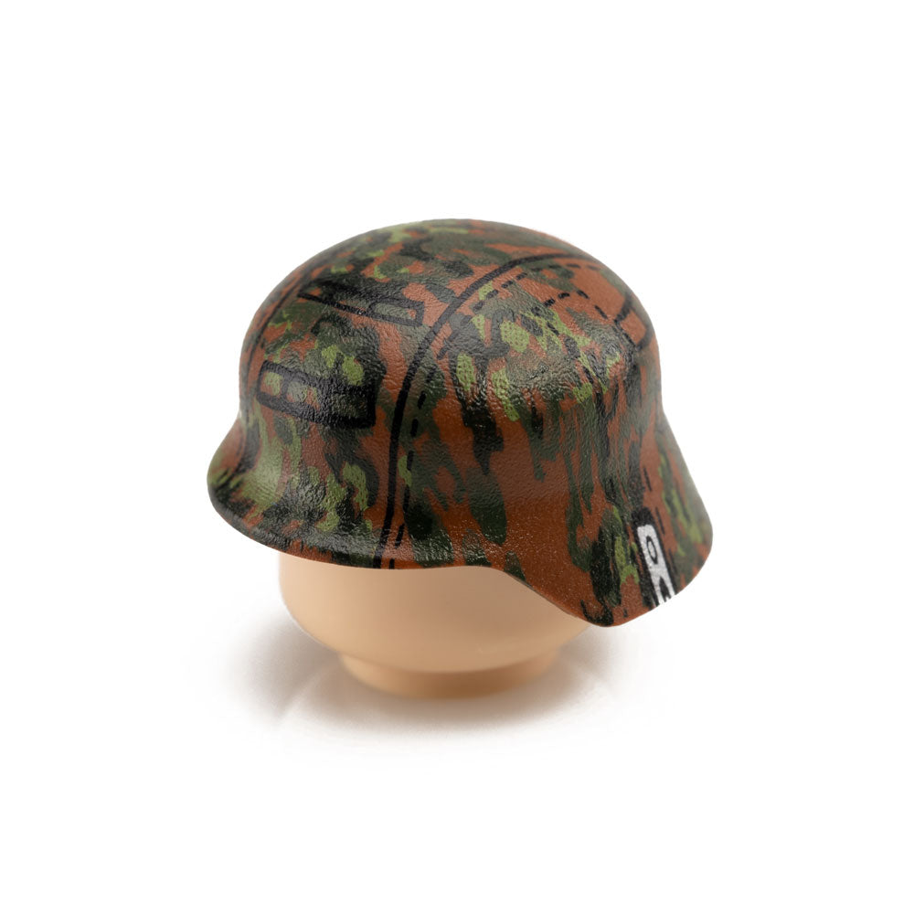 Custom Printed Lego - Summer Oakleaf Stahlhelm (RB) - The Minifig Co.