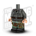 Custom Printed Lego - German Panzer Body - Grey/Telo - The Minifig Co.