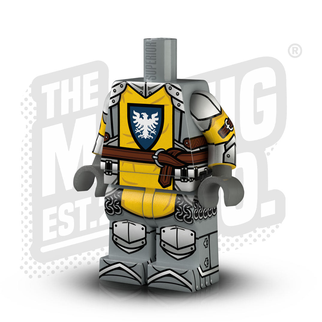 Custom Printed Lego - Castle Knight Body - Phoenix - The Minifig Co.