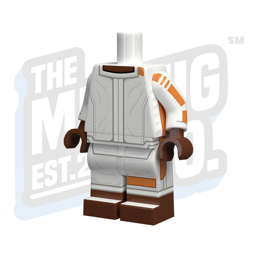Custom Printed Lego - Imperial Prisoner (Red. Brown) - The Minifig Co.