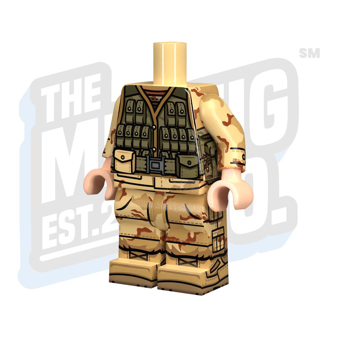 Custom Printed Lego - U.S. Ranger Body #03 - The Minifig Co.