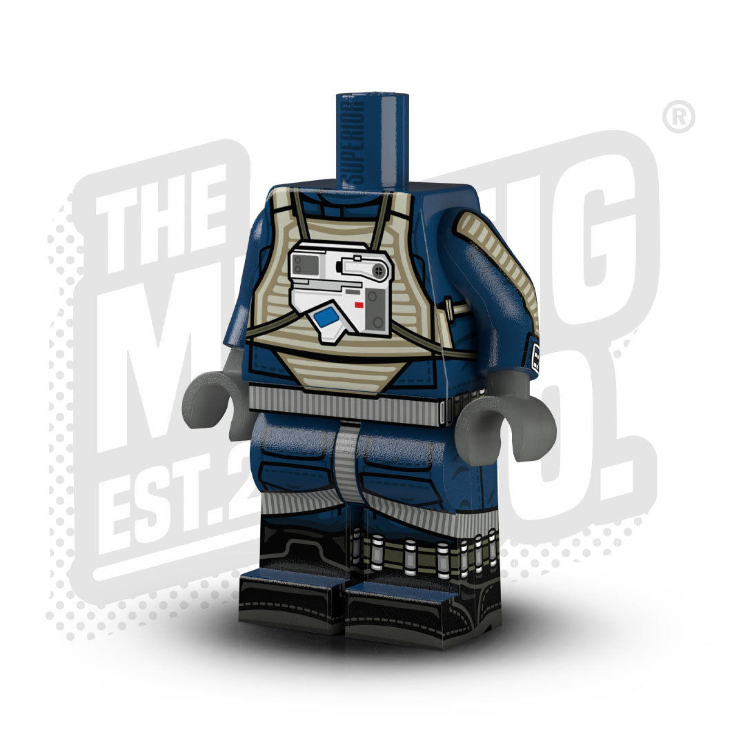 Custom Printed Lego - Rebel U-Wing Pilot Body - The Minifig Co.