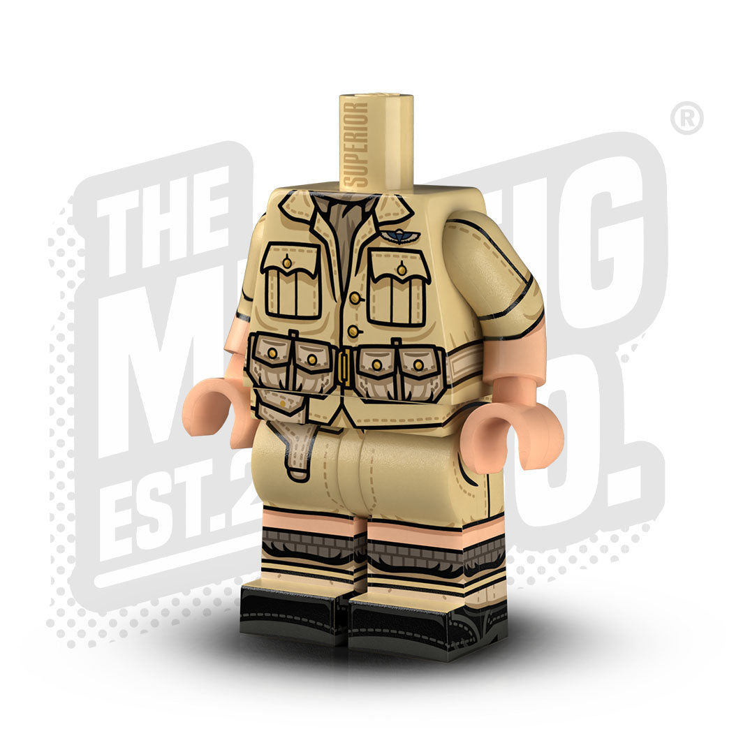 Custom Printed Lego - WWII British Desert SAS #03 - The Minifig Co.