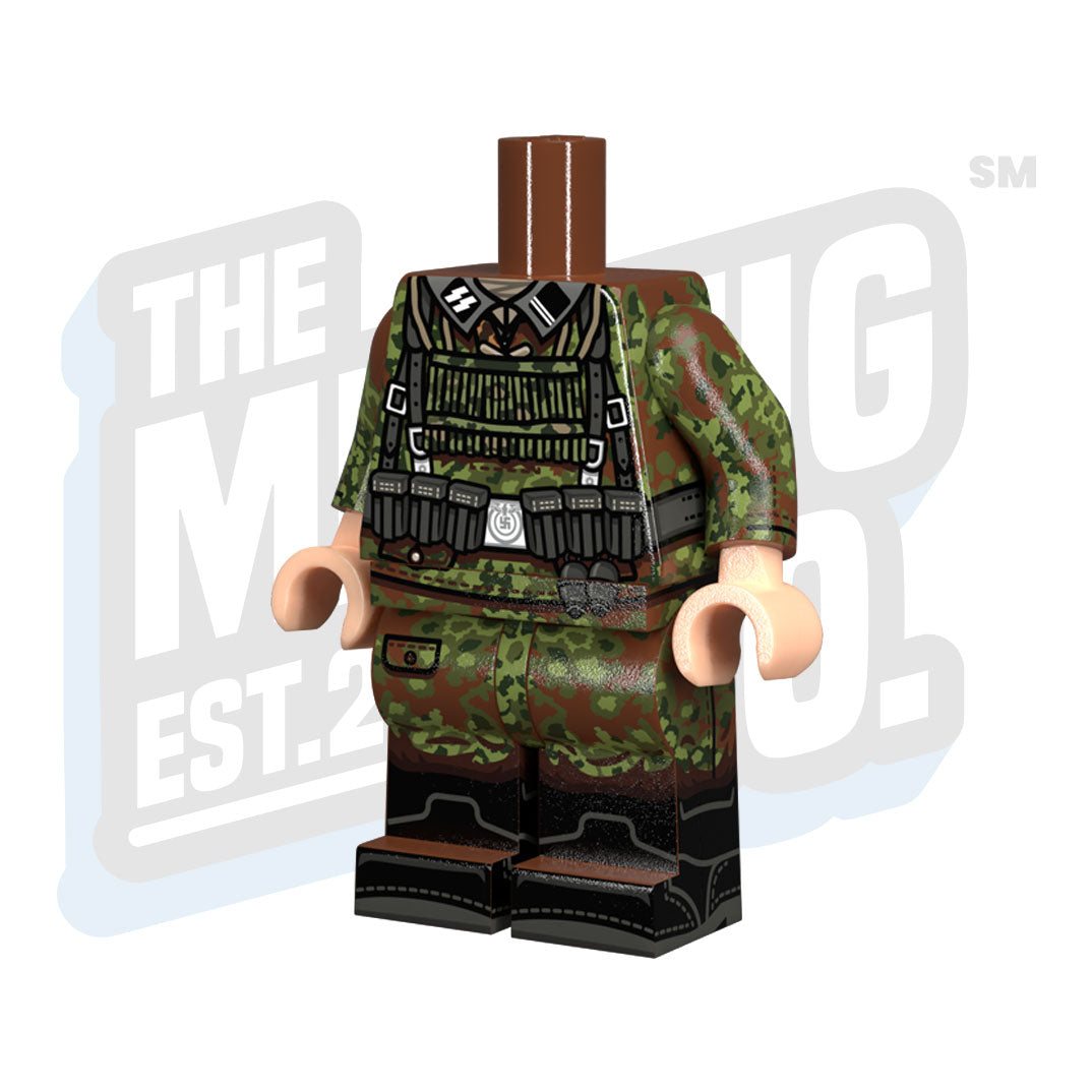 Custom Printed Lego - WWII Summer Oakleaf Body - Sniper - The Minifig Co.