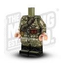 Custom Printed Lego - WWII Soviet Leaf Camo - Mosin/Bandolier - The Minifig Co.