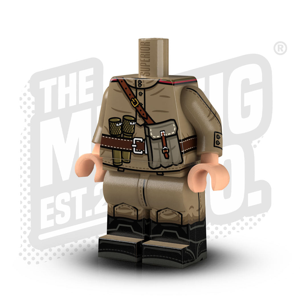 Custom Printed Lego - M43 Soviet Body #03 (PPS-Grenade) - The Minifig Co.