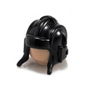 Custom Printed Lego - Soviet Tanker Helmet (Black) - The Minifig Co.