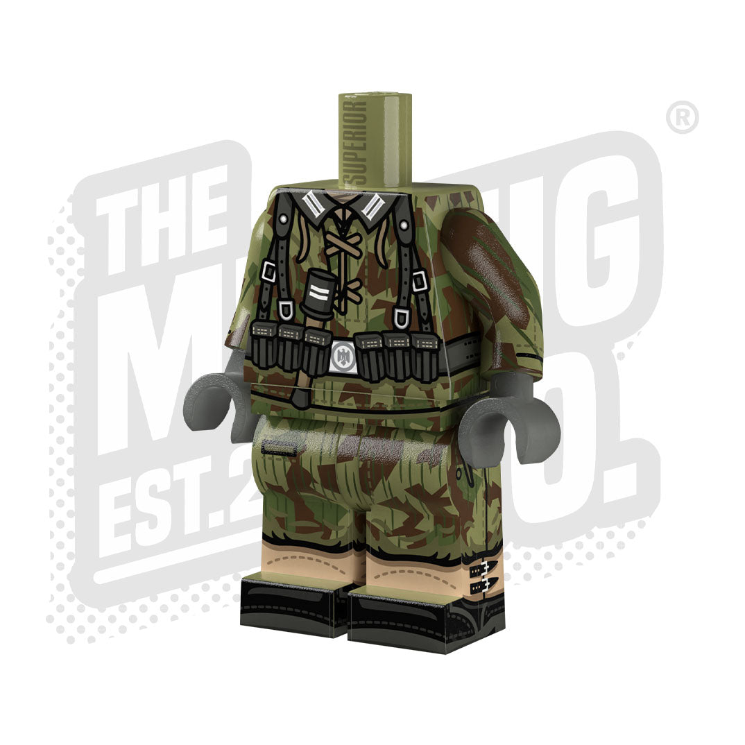 Custom Printed Lego - German Splinter Infantry (Olive Kar98) - The Minifig Co.