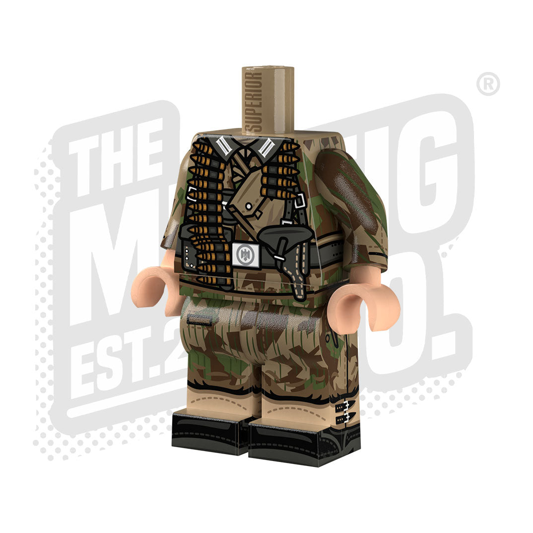 Custom Printed Lego - German Splinter Infantry (MG) - The Minifig Co.