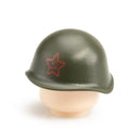 Custom Printed Lego - SSh-40 Red Star (OD Green) - The Minifig Co.