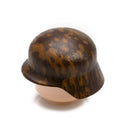 Custom Printed Lego - Autumn Polyspot Stahlhelm (Dark Brown) - The Minifig Co.