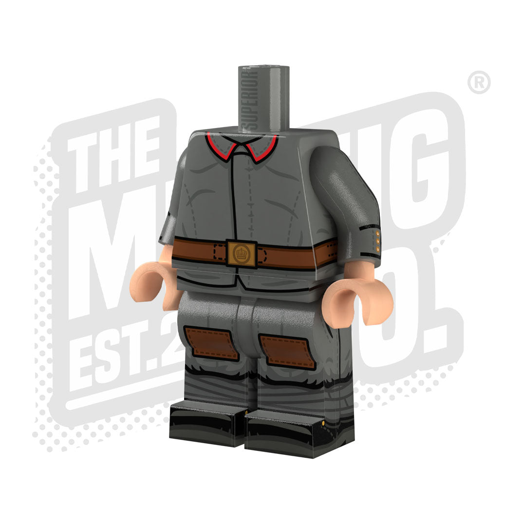 Custom Printed Lego - German WW1 Stormtrooper (Red Line) - The Minifig Co.