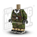 Custom Printed Lego - German Summer Oak Parka - MP40 Officer - The Minifig Co.